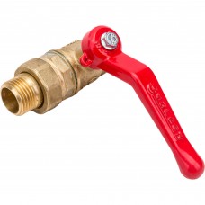 Кран шаровой VALFEX для воды 1/2" ВР/НР ручка-рычаг, американка, латунный 11Б27фт1М (56/14) Кран шаровой VALFEX для воды 1/2" ВР/НР ручка-рычаг, американка, латунный 11Б27фт1М (56/14)