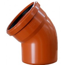 Отвод НПВХ наруж. канал. SN4 Ø200*45° ХЕМКОР Отвод НПВХ наруж. канал. SN4 Ø200*45° ХЕМКОР