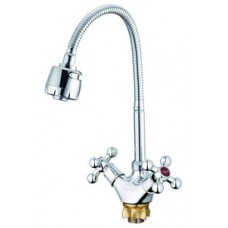 Смеситель для кухни цинк на гайке гибкий излив G-LAUF QTZ4-E856 (1/10) Смеситель для кухни цинк на гайке гибкий излив G-LAUF QTZ4-E856 (1/10)