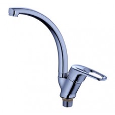 Смеситель для кухни лат. на гайке средн.излив КС 22136 Смеситель для кухни лат. на гайке средн.излив КС 22136