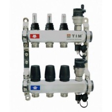 Коллекторная группа (нерж) с расходомерами с ВО и дренажными кранами 11 выходов Ø1" TIM (2) Коллекторная группа (нерж) с расходомерами с ВО и дренажными кранами 11 выходов Ø1" TIM (2)