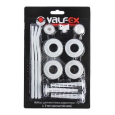 Монтажный комплект Ø1/2" с 3 кронштейнами VALFEX Монтажный комплект Ø1/2" с 3 кронштейнами VALFEX