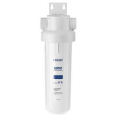 Корпус магистр. фильтра 10"SL Ø1/2" внутр. р.белый, лат.встав. пласт.крепл. БАЗИС ГЕЙЗЕР (1/8) Корпус магистр. фильтра 10"SL Ø1/2" внутр. р.белый, лат.встав. пласт.крепл. БАЗИС ГЕЙЗЕР (1/8)