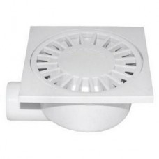 Трап внутр. канал. горизонтальный 140х140 пласт. решетка Ø50 СРП (50) Трап внутр. канал. горизонтальный 140х140 пласт. решетка Ø50 СРП (50)