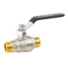 Кран шар. ник. Ø1/2" нар./нар. ручка TIM Кран шар. ник. Ø1/2" нар./нар. ручка TIM