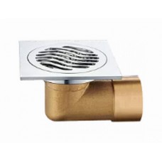 Трап внутр. канал. горизонтальный 100х100 метал. решетка "Хром" Ø50 GAPPO G81054 Трап внутр. канал. горизонтальный 100х100 метал. решетка "Хром" Ø50 GAPPO G81054