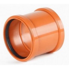 Муфта НПВХ наруж. канал. Ø110 ХЕМКОР Муфта НПВХ наруж. канал. Ø110 ХЕМКОР