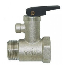 Клапан предохранительный для бойлера с ручкой спуска Ø1/2" внутр./нар. 7bar TIM (100) Клапан предохранительный для бойлера с ручкой спуска Ø1/2" внутр./нар. 7bar TIM (100)