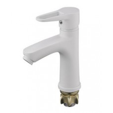 Смеситель для умыв. цинк на гайке кор.излив картридж Ø35 белый матовый G-LAUF NUD1-A045YW Смеситель для умыв. цинк на гайке кор.излив картридж Ø35 белый матовый G-LAUF NUD1-A045YW