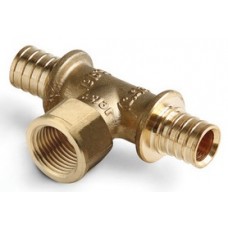 Тройник аксиальный комбинированный внутренняя резьба Ø20(2,8)х1/2"хØ20(2,8) PRO AQUA Тройник аксиальный комбинированный внутренняя резьба Ø20(2,8)х1/2"хØ20(2,8) PRO AQUA