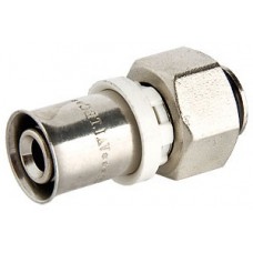 Соединитель коллекторный пресс для м/п трубы Ø16х2,0х1/2" VALTEC (10/260) Соединитель коллекторный пресс для м/п трубы Ø16х2,0х1/2" VALTEC (10/260)