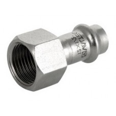 Муфта INOX-PRESS пресс/внутр. Ø22х1/2" VALTEC (5/130) Муфта INOX-PRESS пресс/внутр. Ø22х1/2" VALTEC (5/130)