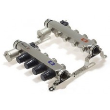 Коллекторная группа (нерж) без расходомеров с ВО и дренажными клапанами 3 выхода Ø1" TIM (2) Коллекторная группа (нерж) без расходомеров с ВО и дренажными клапанами 3 выхода Ø1" TIM (2)