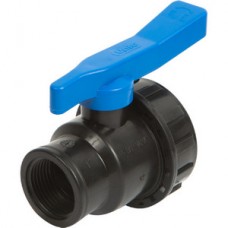 Кран шар. внутр./внутр. ПНД Ø3/4" UNIO синий Кран шар. внутр./внутр. ПНД Ø3/4" UNIO синий