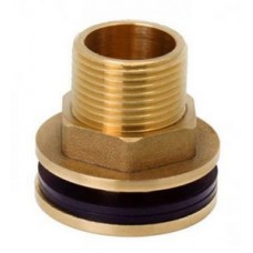 Соединитель с контргайкой для резервуаров нар.р. Ø1" левая резьба TIM (5/40) Соединитель с контргайкой для резервуаров нар.р. Ø1" левая резьба TIM (5/40)