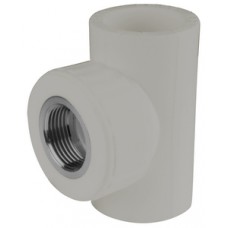 Тройник комб. внутр.р. PP-R Ø25х3/4" VALFEX Серый (15/45) Тройник комб. внутр.р. PP-R Ø25х3/4" VALFEX Серый (15/45)