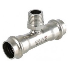 Тройник INOX-PRESS пресс/нар. Ø28х1/2" VALTEC (5/30) Тройник INOX-PRESS пресс/нар. Ø28х1/2" VALTEC (5/30)