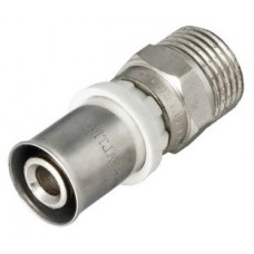 Муфта пресс наружная резьба Ø20х3/4" VALTEC (10/110) Муфта пресс наружная резьба Ø20х3/4" VALTEC (10/110)