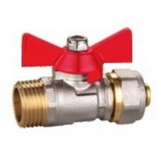 Кран шар. ник. цанга/нар.р. Ø16х1/2" бабочка VALFEX (10/100) Кран шар. ник. цанга/нар.р. Ø16х1/2" бабочка VALFEX (10/100)