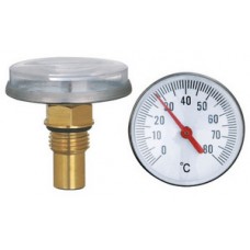 Термометр аксиальный биметаллический 0-80C° TIM (200) Термометр аксиальный биметаллический 0-80C° TIM (200)