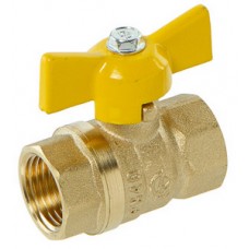 Кран шар. газовый Ø1/2" внутр./внутр. PN40 бабочка ГАЛЛОП 230 (60) Кран шар. газовый Ø1/2" внутр./внутр. PN40 бабочка ГАЛЛОП 230 (60)