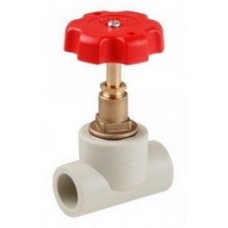 Вентиль запорный PP-R Ø32*90° VALFEX Серый (5/20) Вентиль запорный PP-R Ø32*90° VALFEX Серый (5/20)