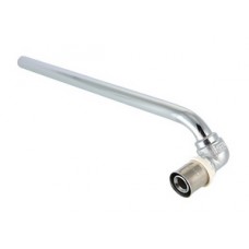 Угол пресс радиаторный с трубкой Ø16х15х300 хром (левый) VALTEC (90) Угол пресс радиаторный с трубкой Ø16х15х300 хром (левый) VALTEC (90)