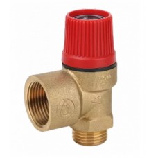 Клапан предохранительный 3bar Ø1/2"х3/4" нар./внутр. красный GAPPO Клапан предохранительный 3bar Ø1/2"х3/4" нар./внутр. красный GAPPO