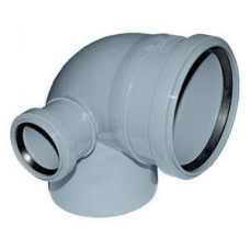 Отвод внутр. канал. с выходом влево Ø110х50*90° FLEXTRON (14) Отвод внутр. канал. с выходом влево Ø110х50*90° FLEXTRON (14)