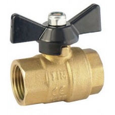 Кран шар. Ø1" внутр./внутр. бабочка TIM (40) Кран шар. Ø1" внутр./внутр. бабочка TIM (40)