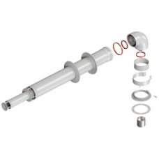 Комплект дымохода Ø60/100мм -1220мм(коаксиал.) L=1м антилед унив. (кроме Immer. и Deluxe 75/100) KRATS Комплект дымохода Ø60/100мм -1220мм(коаксиал.) L=1м антилед унив. (кроме Immer. и Deluxe 75/100) KRATS