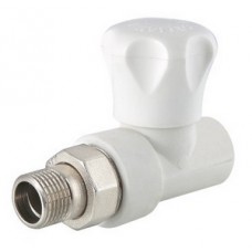 Клапан для подключения радиатора PP-R прямой Ø20х1/2" VALTEC Белый (5/80) Клапан для подключения радиатора PP-R прямой Ø20х1/2" VALTEC Белый (5/80)