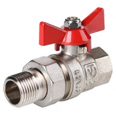 Кран шар. с полусгоном Ø3/4" внутр./нар. красный VALTEC Base (7/84) Кран шар. с полусгоном Ø3/4" внутр./нар. красный VALTEC Base (7/84)