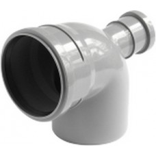 Отвод внутр. канал. с выходом в тыл Ø110х50*90° VALFEX (30) Отвод внутр. канал. с выходом в тыл Ø110х50*90° VALFEX (30)