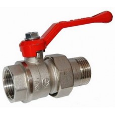 Кран шар. с полусгоном ник. Ø1" внутр./нар. ручка ГАЛЛОП 222 Кран шар. с полусгоном ник. Ø1" внутр./нар. ручка ГАЛЛОП 222