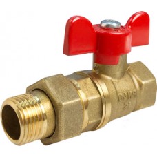 Кран шар. с полусгоном Ø3/4" внутр./нар. бабочка VALFEX OPTIMA (17/68) Кран шар. с полусгоном Ø3/4" внутр./нар. бабочка VALFEX OPTIMA (17/68)