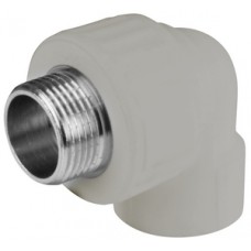 Уголок комб. нар.р. PP-R Ø25х3/4" VALFEX Серый (15/75) Уголок комб. нар.р. PP-R Ø25х3/4" VALFEX Серый (15/75)