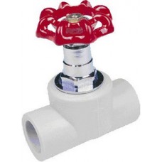 Вентиль запорный PP-R Ø32*90° ASB Белый (10/100) Вентиль запорный PP-R Ø32*90° ASB Белый (10/100)