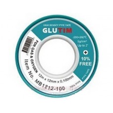 ФУМ-лента 12мм х0,1мм х12м резьба до 2" TIM ФУМ-лента 12мм х0,1мм х12м резьба до 2" TIM