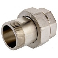 Сгон разб. прямой внутр./нар. Ø1" никель VALTEC (5/40) Сгон разб. прямой внутр./нар. Ø1" никель VALTEC (5/40)