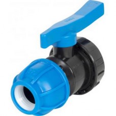 Кран шар. внутр.р. ПНД Ø32х1" UNIO синий Кран шар. внутр.р. ПНД Ø32х1" UNIO синий