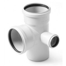 Крестовина внутр. канал. 2-х плоск. правая Ø110x110x50*90° PRO AQUA STILTE Белый Крестовина внутр. канал. 2-х плоск. правая Ø110x110x50*90° PRO AQUA STILTE Белый