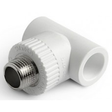Тройник комб. нар.р. PP-R Ø32х3/4" PRO AQUA Белый (10/60) Тройник комб. нар.р. PP-R Ø32х3/4" PRO AQUA Белый (10/60)