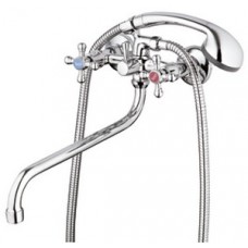 Смеситель для ванны цинк длин. кругл. S-излив встроен.диверт. G-LAUF JMX-605/JMX7-A605 (1/10) Смеситель для ванны цинк длин. кругл. S-излив встроен.диверт. G-LAUF JMX-605/JMX7-A605 (1/10)