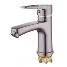 Смеситель для умыв. цинк на гайке кор.излив картридж Ø35 сатин G-LAUF PUD-1045KH/NUD1-A045KH Смеситель для умыв. цинк на гайке кор.излив картридж Ø35 сатин G-LAUF PUD-1045KH/NUD1-A045KH