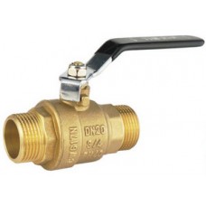 Кран шар. Ø1/2" нар./нар. ручка TIM (72) Кран шар. Ø1/2" нар./нар. ручка TIM (72)