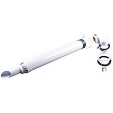 Комплект дымохода Ø60/100мм (коаксиал.) L= 0,85м антилед с хомутом MIZUDO Комплект дымохода Ø60/100мм (коаксиал.) L= 0,85м антилед с хомутом MIZUDO