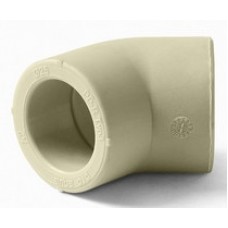 Уголок PP-R Ø50*45° PRO AQUA Серый (40) Уголок PP-R Ø50*45° PRO AQUA Серый (40)