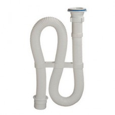 Гофросифон с пласт. решёткой Ø1½"х40мм белый АС-7011 ОРИО(28) Гофросифон с пласт. решёткой Ø1½"х40мм белый АС-7011 ОРИО(28)