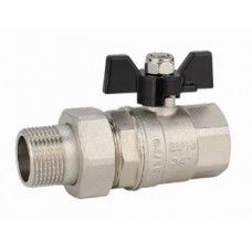 Кран шар. с полусгоном Ø1/2" внутр./нар. бабочка GAPPO Кран шар. с полусгоном Ø1/2" внутр./нар. бабочка GAPPO